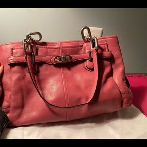 pink coach purse